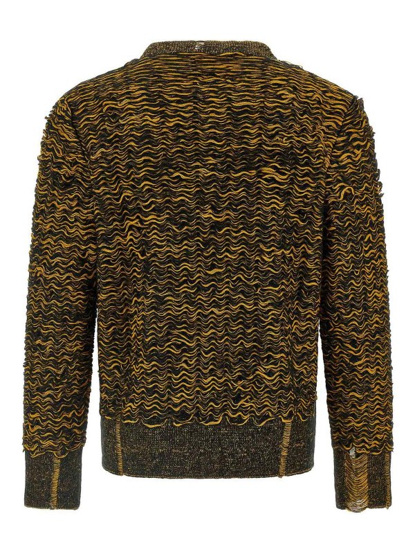 MM6 MAISON MARGIELA: crew necks online - Corrugated Texture Sweater