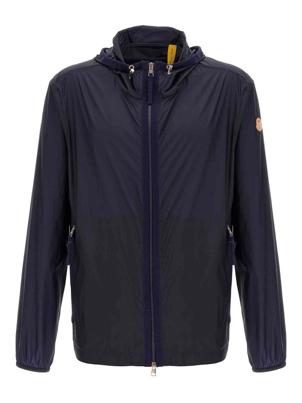 MONCLER: カジュアルジャケット - カジュアルジャケット - ブルー