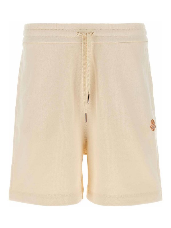 MONCLER: Shorts - Short - Blanc