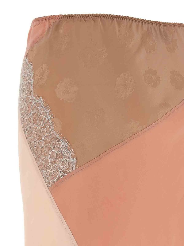 Jupe Midi - Couleur Chair shop online: MOSCHINO