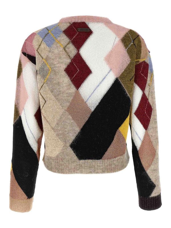 MOSCHINO: cardigans online - Inlaid Sweater