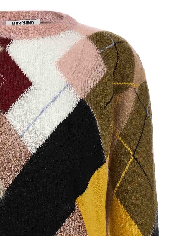 The Best Shops MOSCHINO: cardigans - Inlaid Sweater