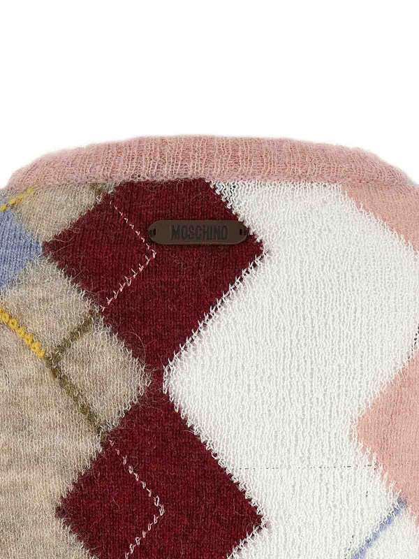 Inlaid Sweater shop online: MOSCHINO