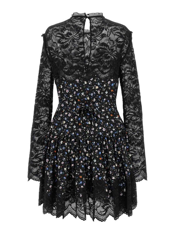 RABANNE: knee length dresses online - Floral Lace Dress
