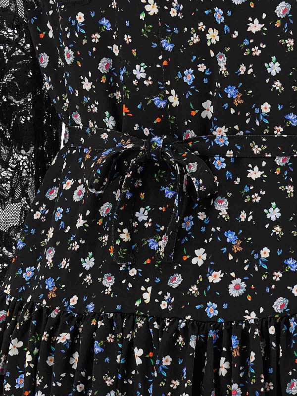 Floral Lace Dress shop online: RABANNE