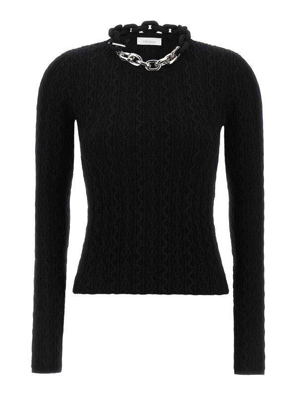 RABANNE: クルーネック - クルーネック - 黒