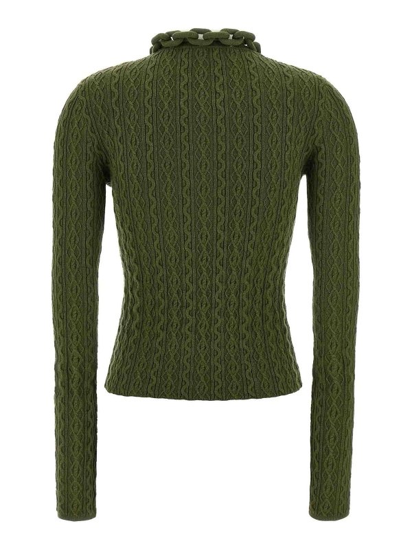 RABANNE: crew necks online - Necklace Sweater