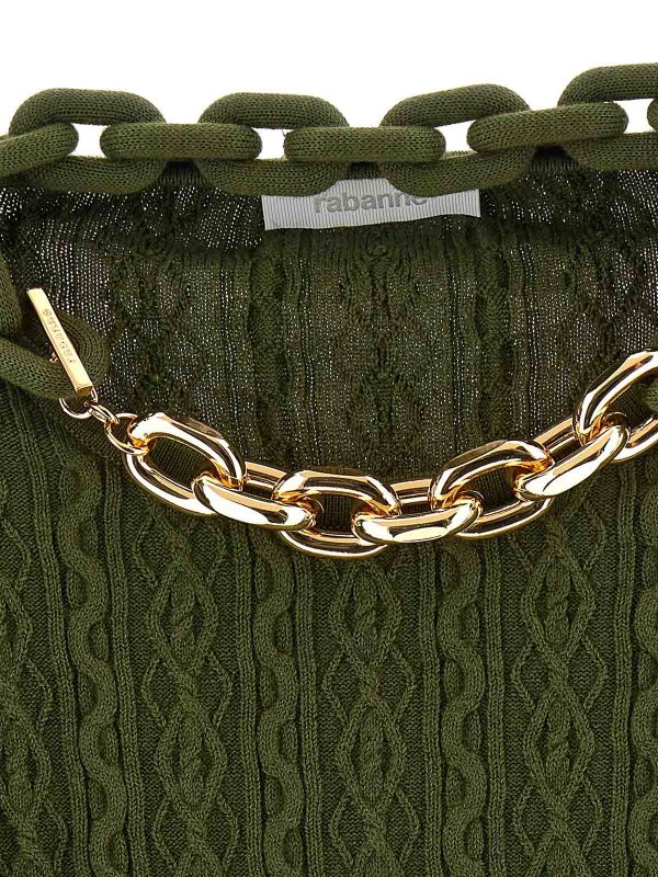 Necklace Sweater shop online: RABANNE