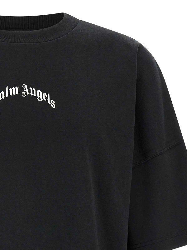 The Best Shops Palm Angels: Camisetas - Camiseta - Blanco