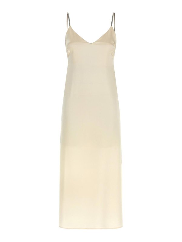 PESERICO: knee length dresses - Satin Dress