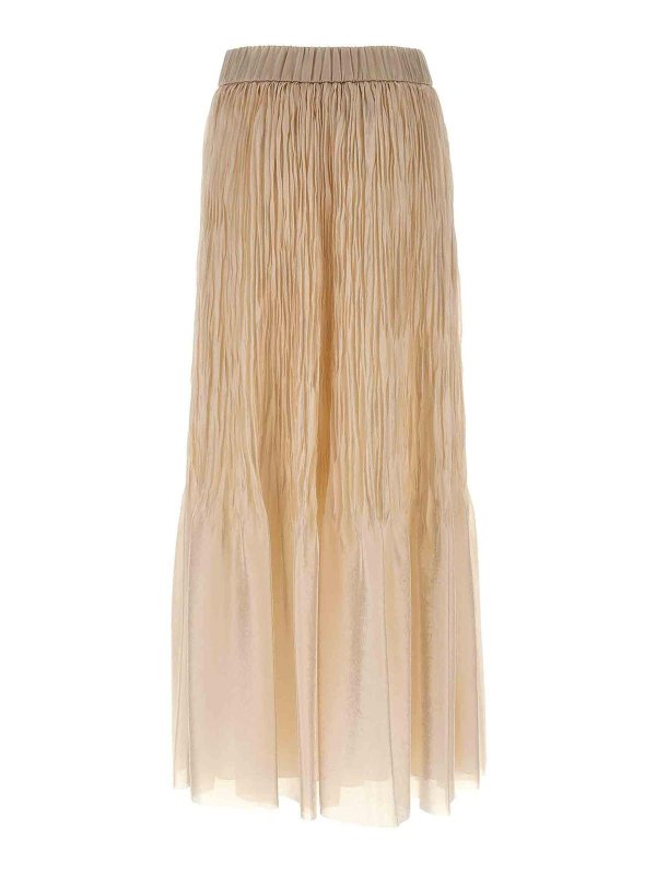 PESERICO: ニーレングススカート＆ミディ丈 online - 膝丈/ミディスカート - ベージュ