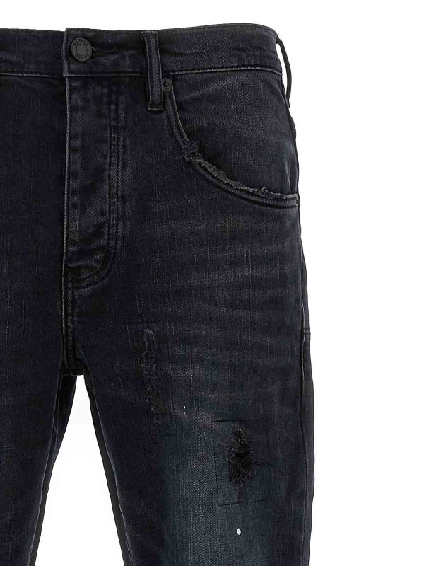 The Best Shops PURPLE BRAND: bootcut jeans - Dropped Fit Jeans