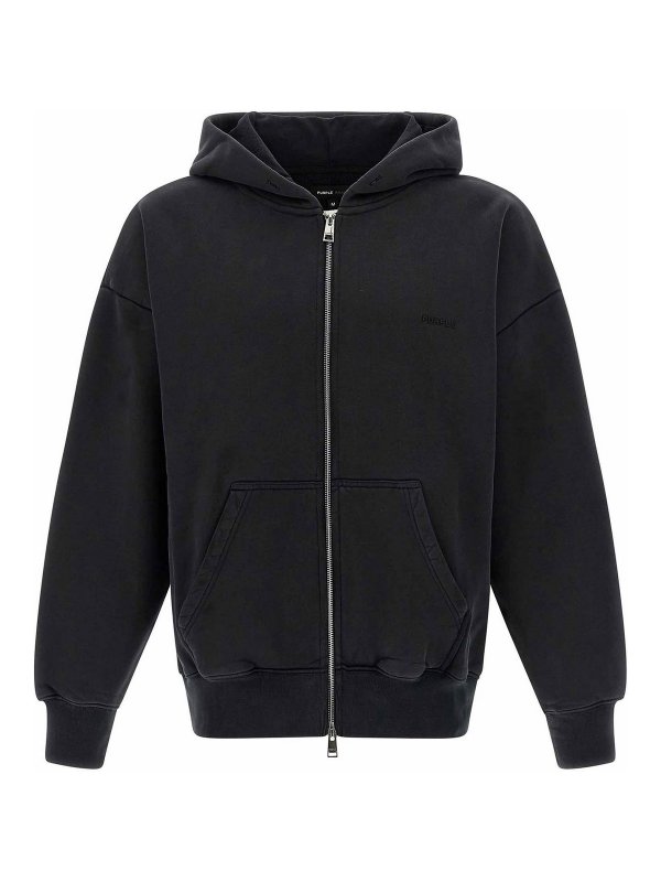 PURPLE BRAND: スウェット＆セーター - スウェットシャツ/セーター - 黒