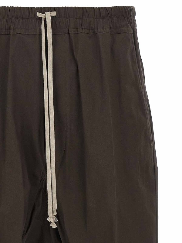 The Best Shops RICK OWENS: casual trousers - Drawstring Long Pants