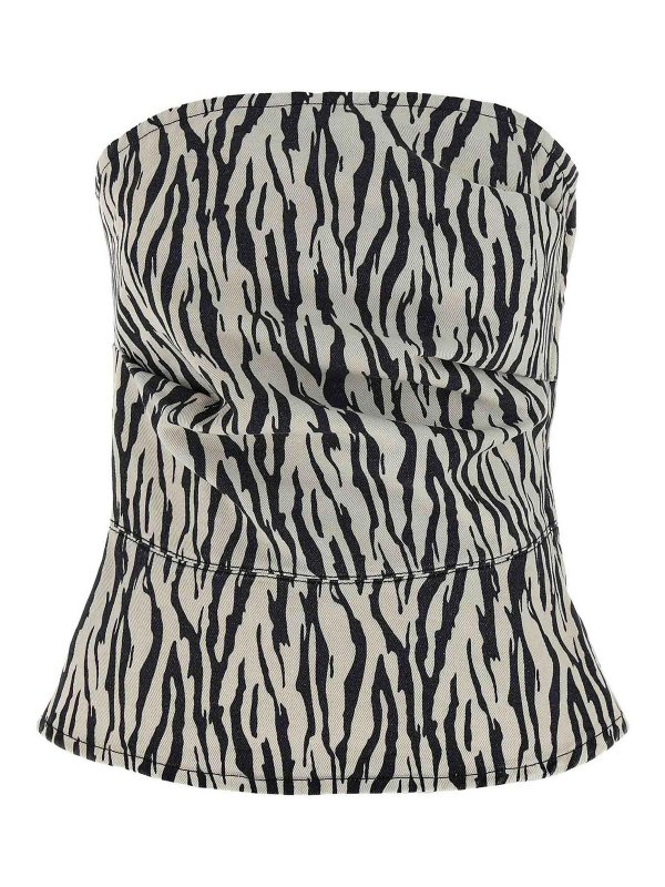 ROTATE Birger Christensen: Tops und Tank Tops - Top - Weiß