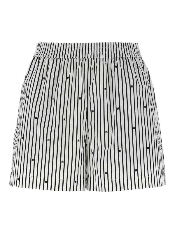 ROTATE Birger Christensen: Hosen Shorts - Shorts - Weiß