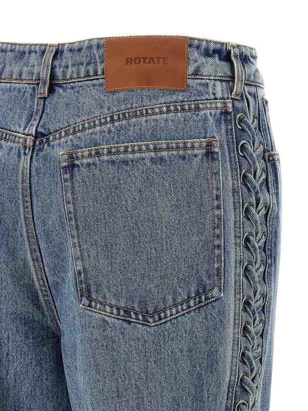 ROTATE Birger Christensen buy online Laced Straight Leg Jeans