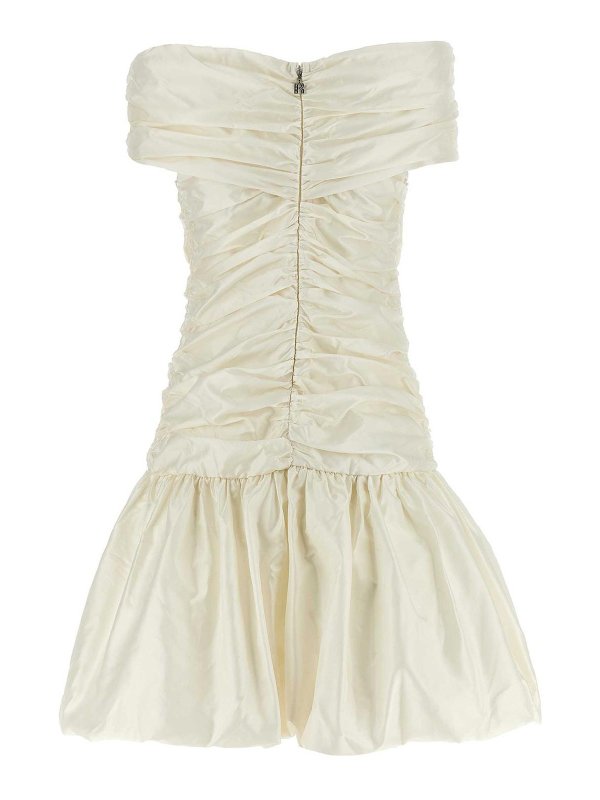 ROTATE Birger Christensen: Knielange Kleider online - Knielanges Kleid - Weiß