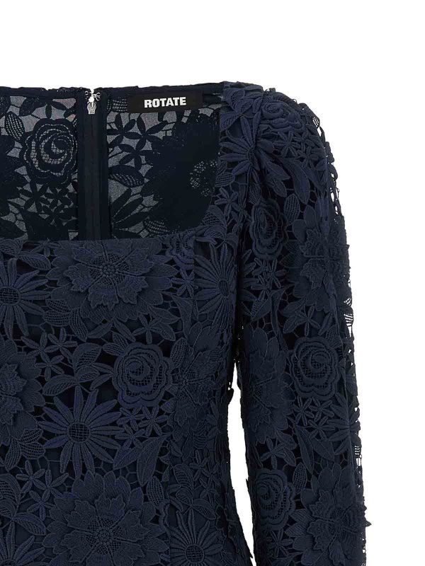 The Best Shops ROTATE Birger Christensen: short dresses - 3D Lace Ls Mini Dress