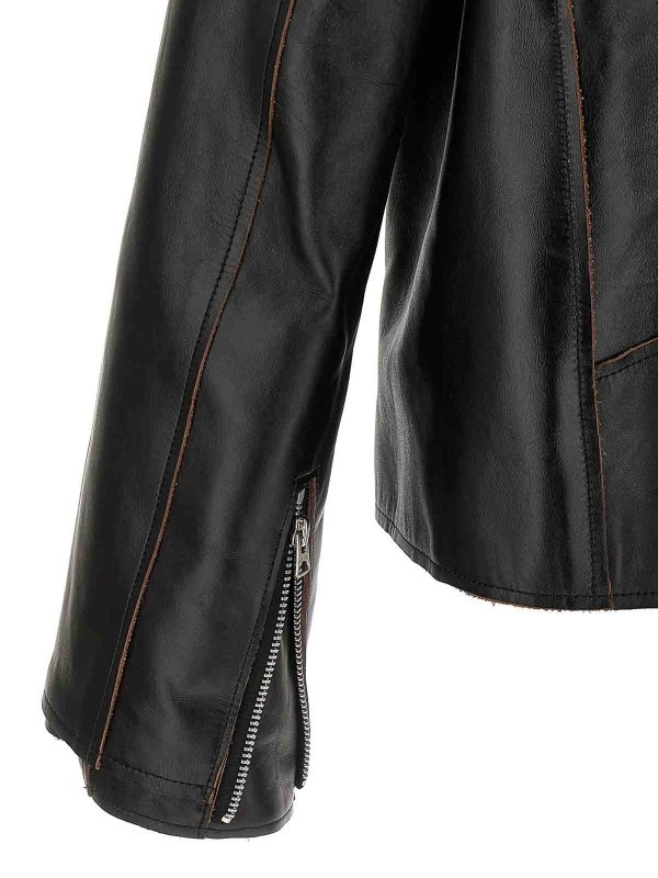 Sacai buy online Leather Biker Jacket