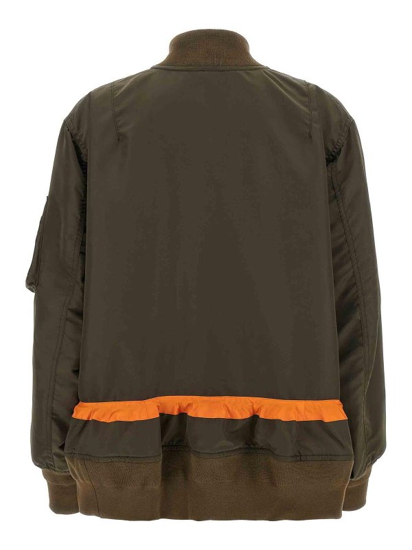 Sacai: ボンバージャケット online - ボンバージャケット - ベージュ