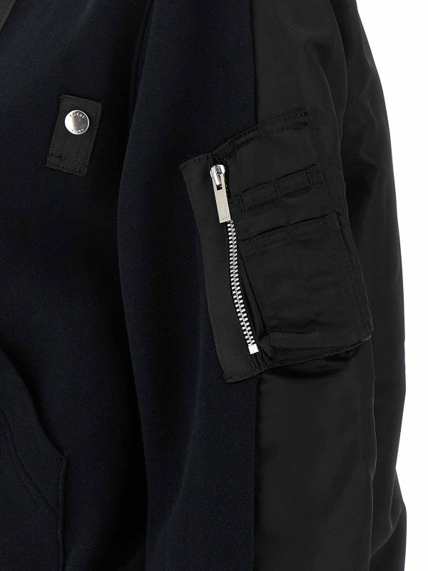 スウェットシャツ/セーター - 黒 shop online: Sacai