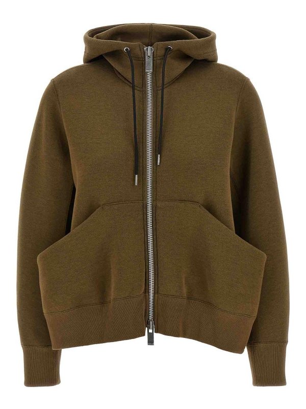 Sacai: スウェット＆セーター - スウェットシャツ/セーター - 緑