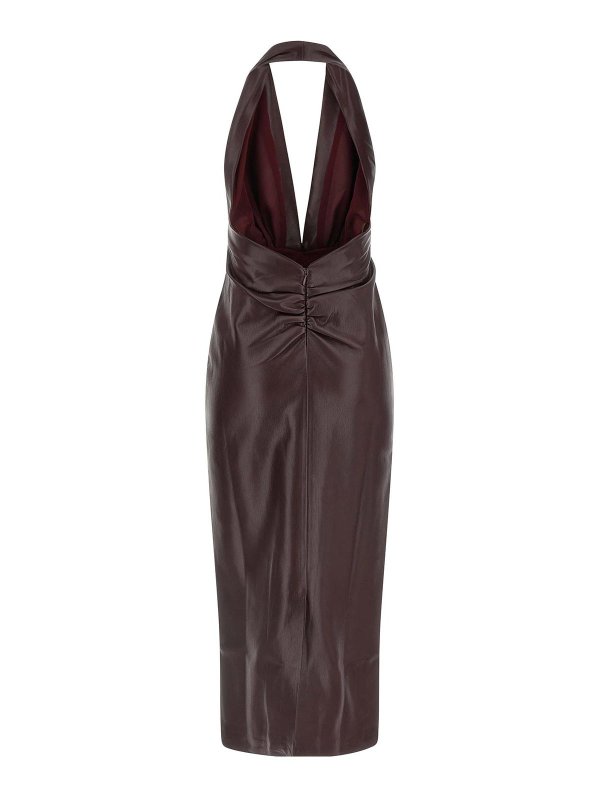 THE ANDAMANE: ニーレングスドレス online - 膝丈ドレス - ダークレッド