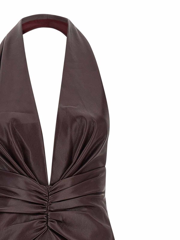 The Best Shops THE ANDAMANE: ニーレングスドレス - 膝丈ドレス - ダークレッド