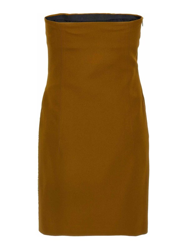 The Attico: knee length dresses online - Sequin Insert Dress