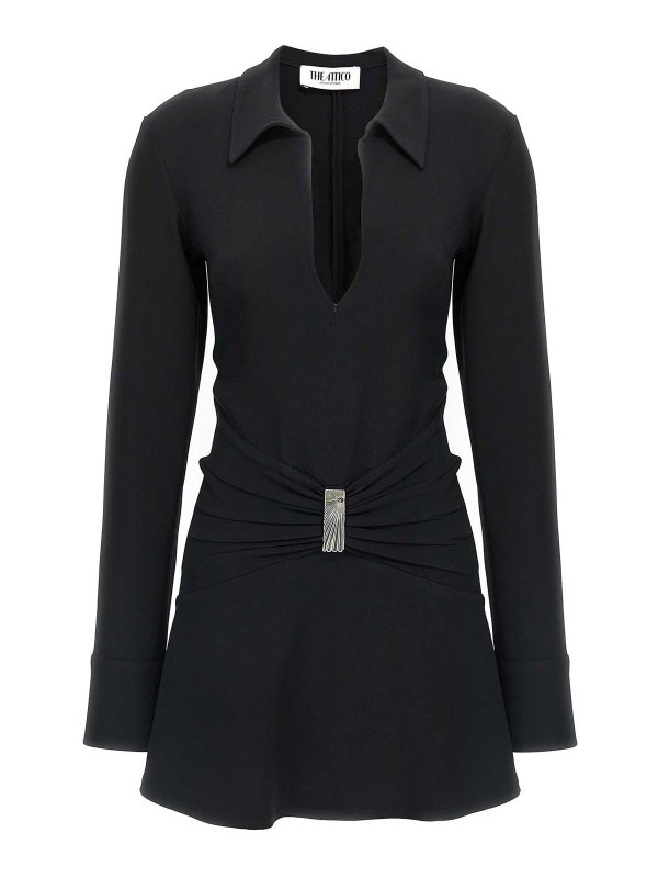 The Attico: ニーレングスドレス - 膝丈ドレス - 黒