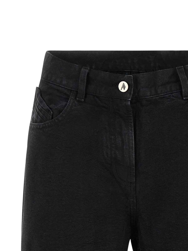 The Best Shops The Attico: bootcut jeans - Cut-Out Jeans