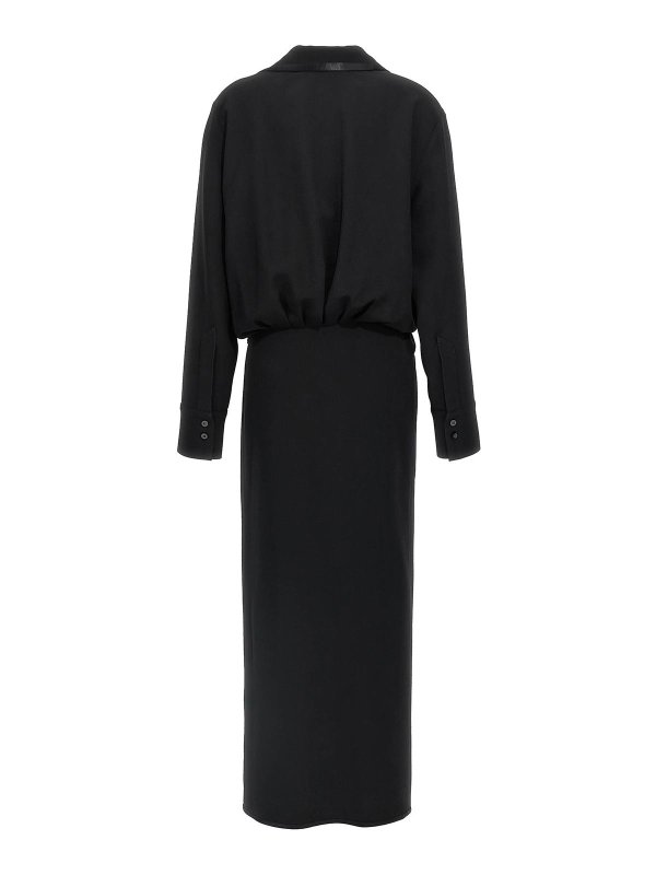 The Attico: ニーレングスドレス online - 膝丈ドレス - 黒