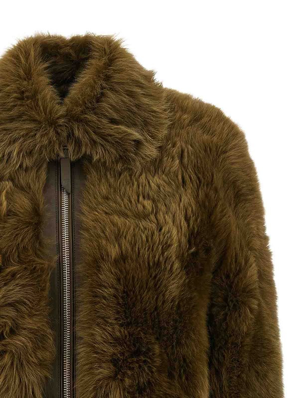 The Best Shops TOM FORD: Pelz und Shearling - Pelz - Grün