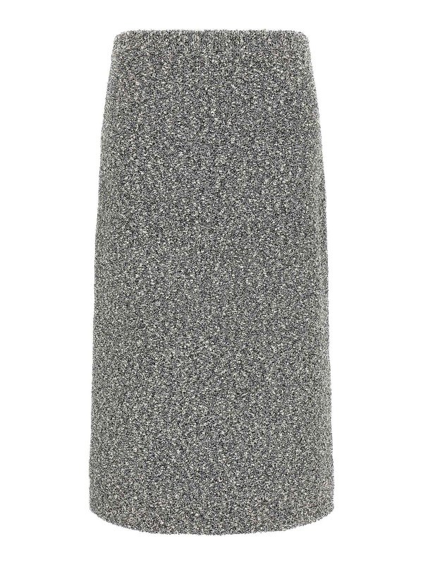 TORY BURCH: Knee length skirts & Midi - Tweed Skirt