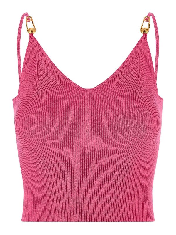 VERSACE: トップス＆タンクトップ - トップ/タンクトップ - マルチカラー