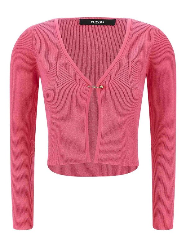 VERSACE: カーディガン - カーディガン - マルチカラー