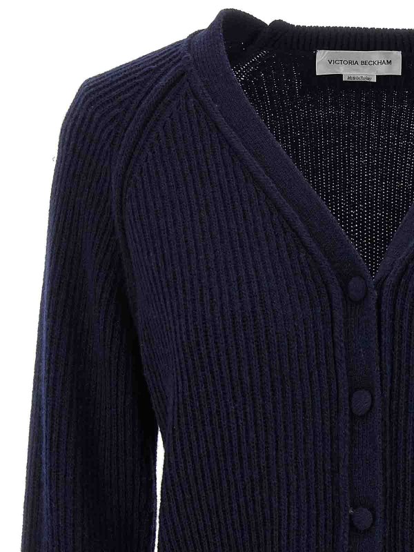 The Best Shops VICTORIA BECKHAM: cardigans - Stepped Hem Cardigan