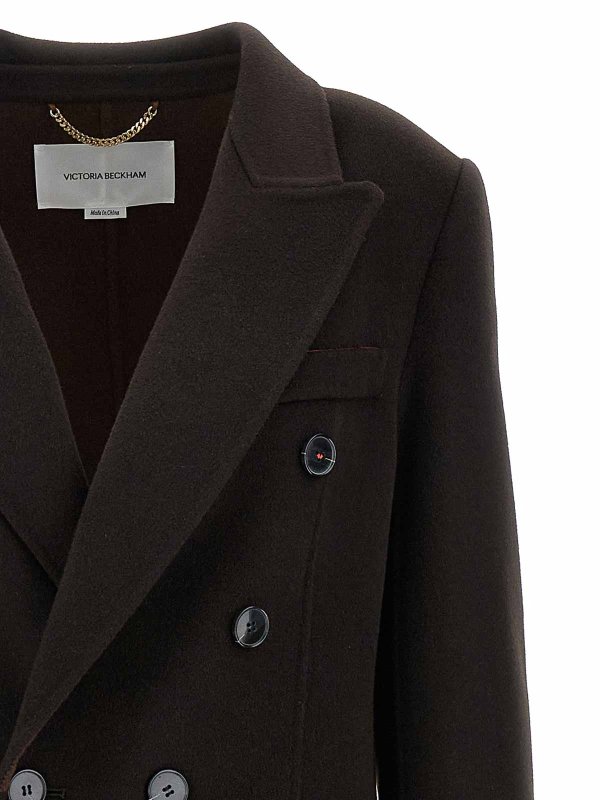 The Best Shops VICTORIA BECKHAM: Abrigos cortos - Abrigo Corto - Marrón