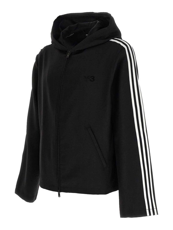 The Best Shops Y-3: Felpe e maglie - Felpa con cappuccio a 3 strisce