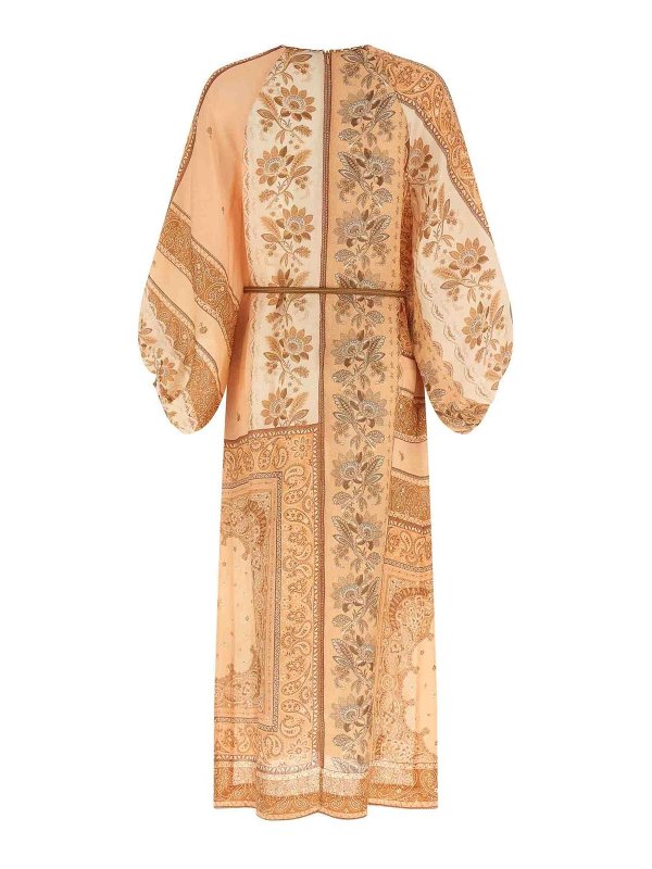 ZIMMERMANN: Robe longueur genou online - Robe Au Genou - Couleur Chair