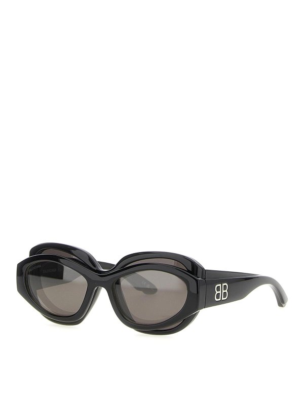 The Best Shops BALENCIAGA: Lunettes de soleil - Lunettes De Soleil - Noir
