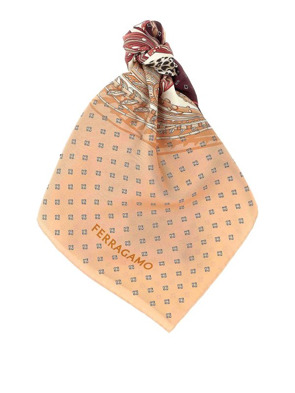 FERRAGAMO: スカーフ - スカーフ - マルチカラー