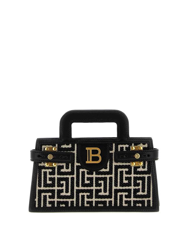 Balmain: Sacs à main - Sac Cabas - Blanc