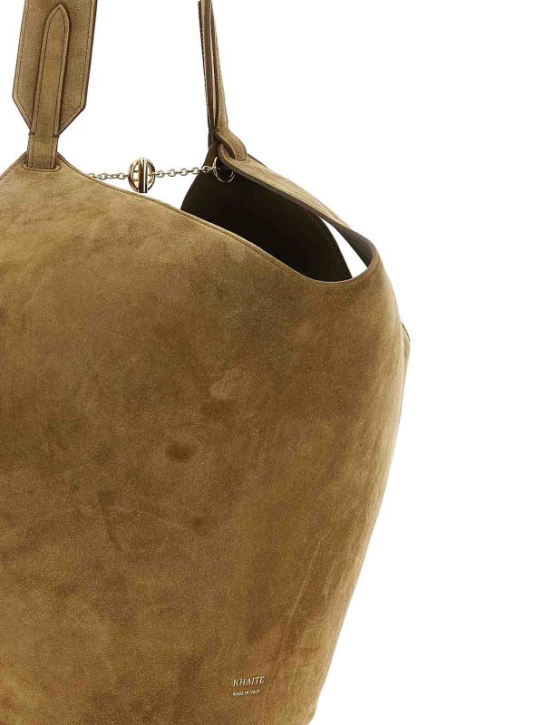 The Best Shops KHAITE: cross body bags - Lotus Small Shopping Bag