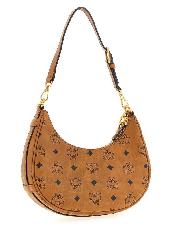 MCM: shoulder bags online - Aren Crescent Hobo Shoulder Bag