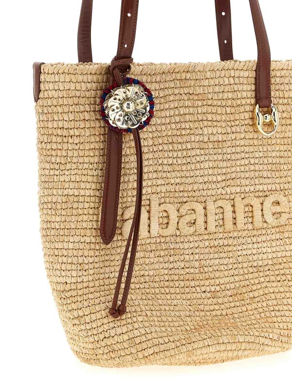 The Best Shops RABANNE: Handtaschen - Shopper - Beige