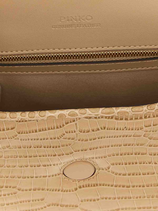 ショルダーバッグ - ベージュ shop online: Pinko