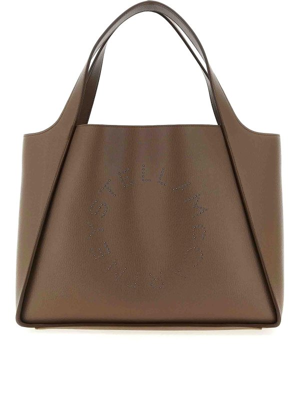 STELLA McCARTNEY: totes bags - Logo Shopping Bag