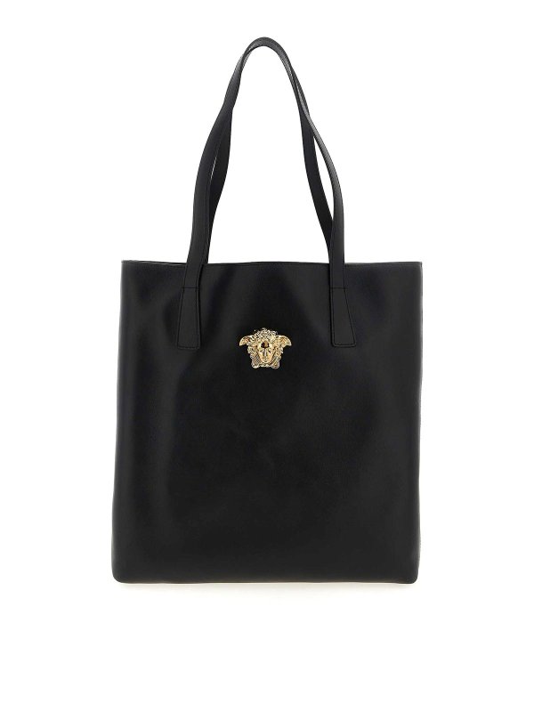 VERSACE: Handtaschen - Shopper - Schwarz